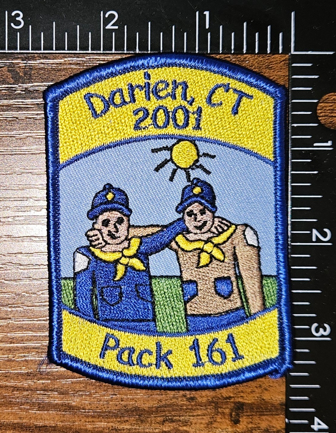 Darien Connecticut 2001 Pack 161 Boy Scout BSA Patch