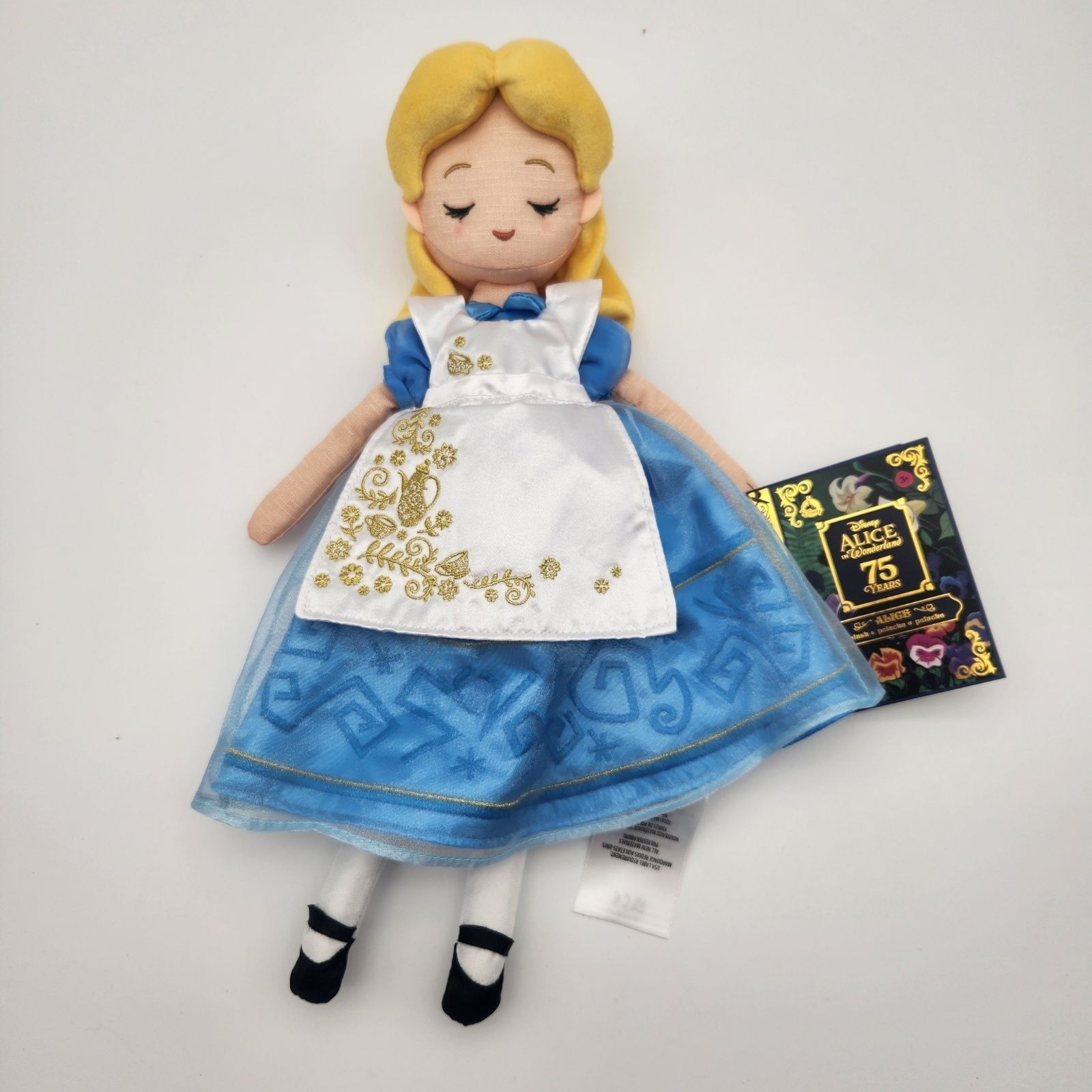 2026 Disney D23 Alice In Wonderland 75th Anniversary Artisan Plush Doll NEW