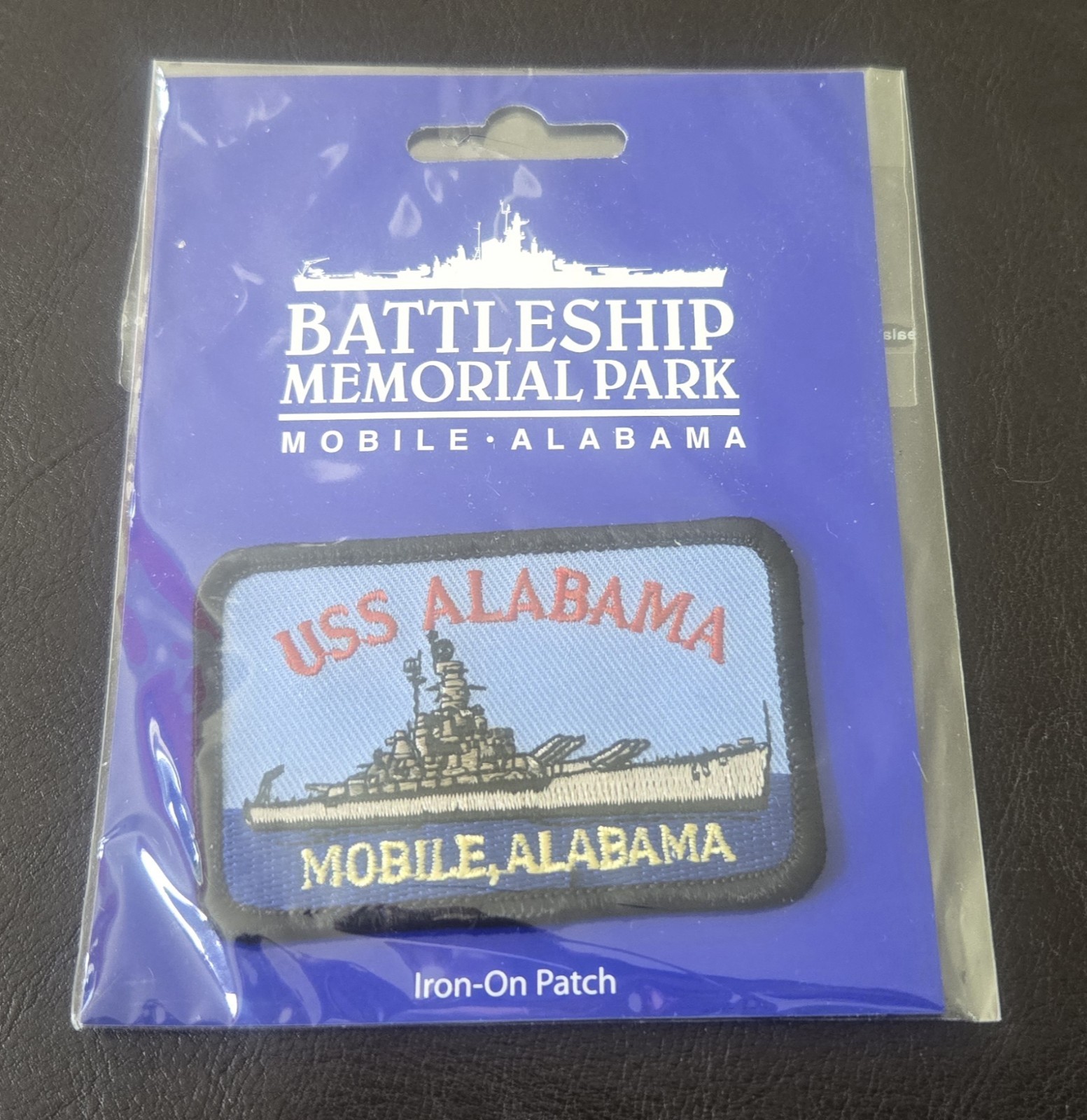 New Sealed Vintage USS Alabama Battleship Memorial Park Mobile Embroidered Patch