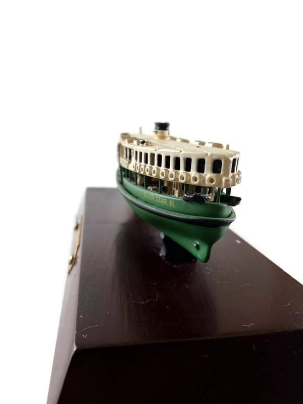 Vintage 1898 Passenger Ship Model Nautical Maritime Wood Display Collectible Art