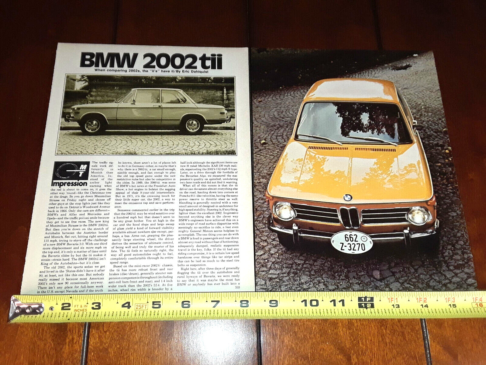 1972 BMW 2002Tii ORIGINAL ARTICLE