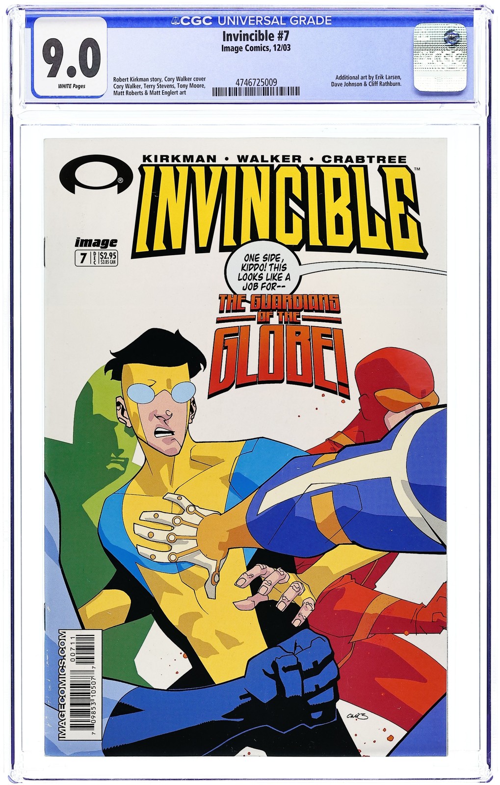 Invincible #7 CGC 9.0 2003 4746725009