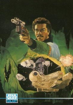 Lando Montage (#300) | 1995 Topps Star Wars Galaxy Series 3 | NM