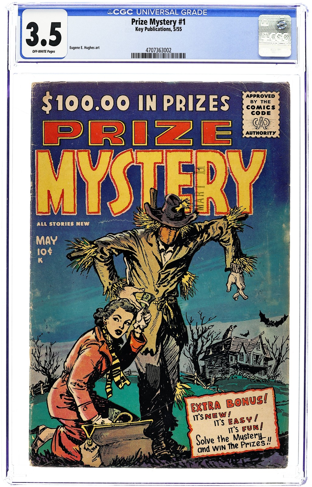Prize Mystery #1 CGC 3.5 1955 4707363002