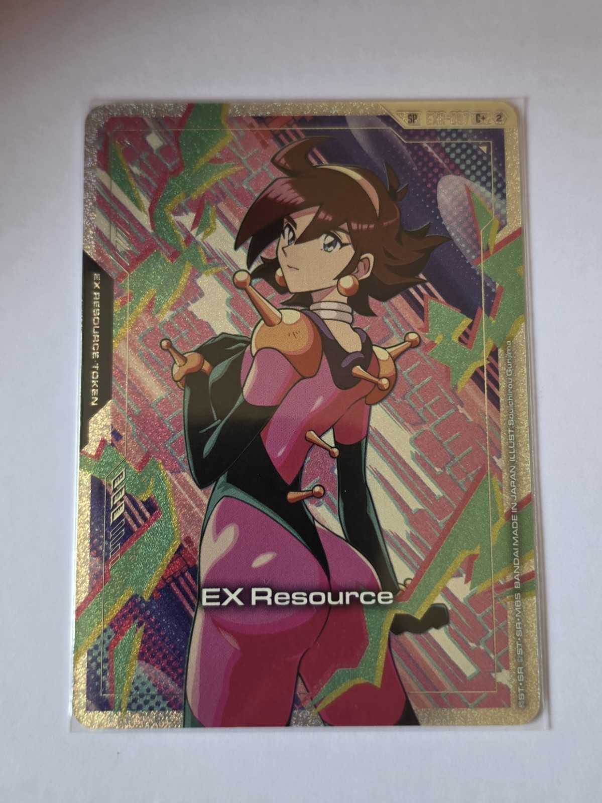 Gundam Card Game GD05 Freedom Ascension EXR-007 SP EX Resource Rain Mikamura ENG