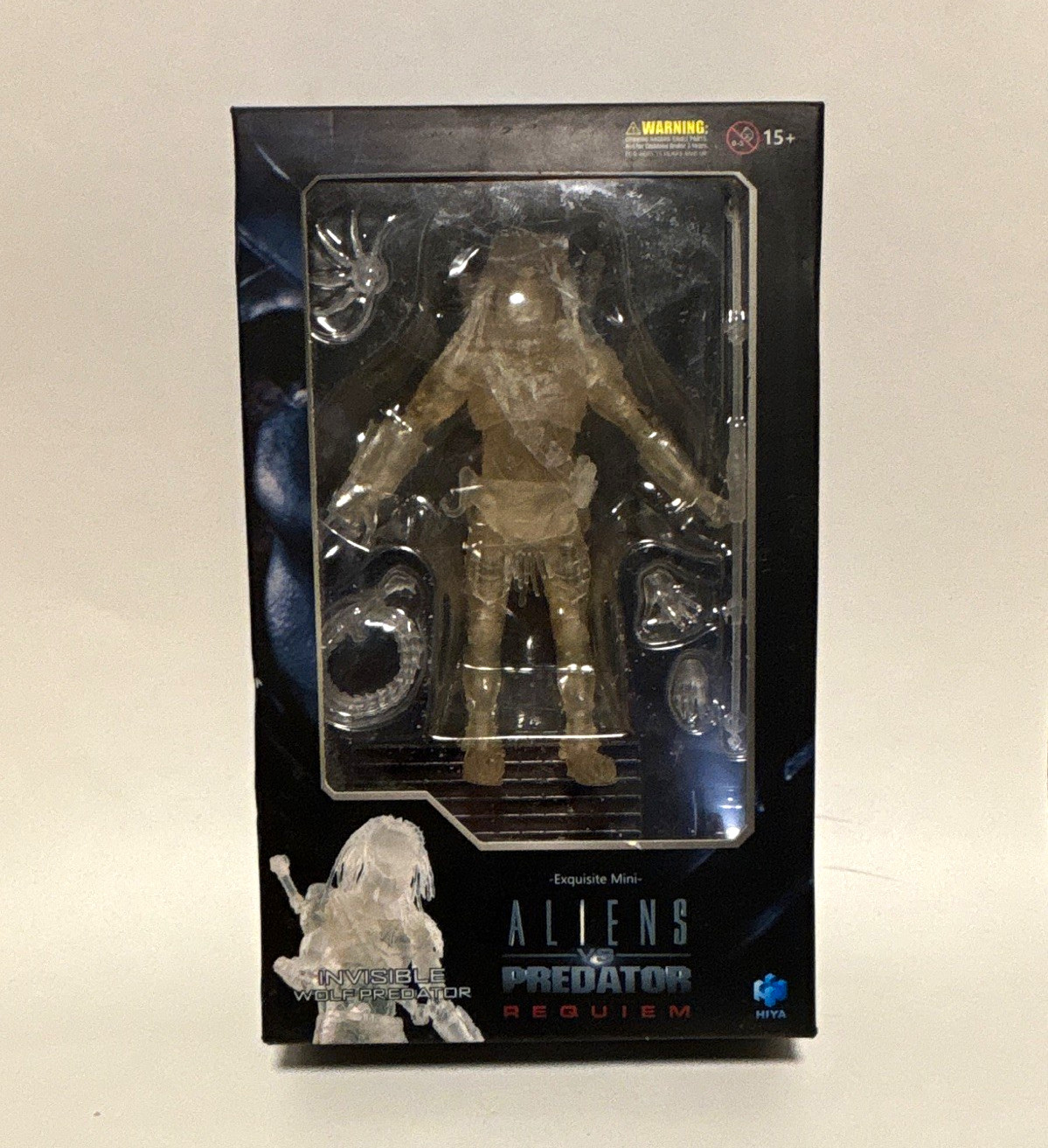 Hiya Toys Exquisite Mini AVP Predator Requiem Invisible Wolf Predator Figure