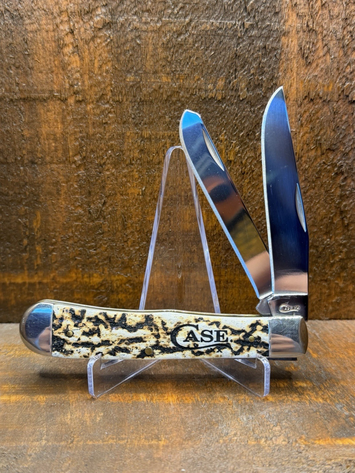 Case XX Trapper No. 67910 Natural Bone Toasted Color Wash (6254 SS)