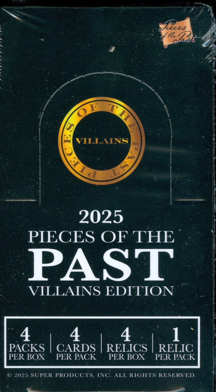 2025 Pieces of the Past Villains Edition Factory Sealed Hobby Box