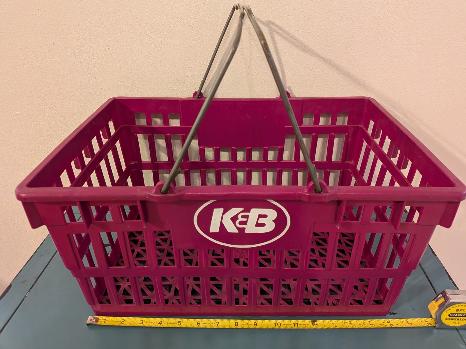 💥💥Vintage Rare K&B Drug Store New Orleans Retail Hand Shopping Basket💥💥