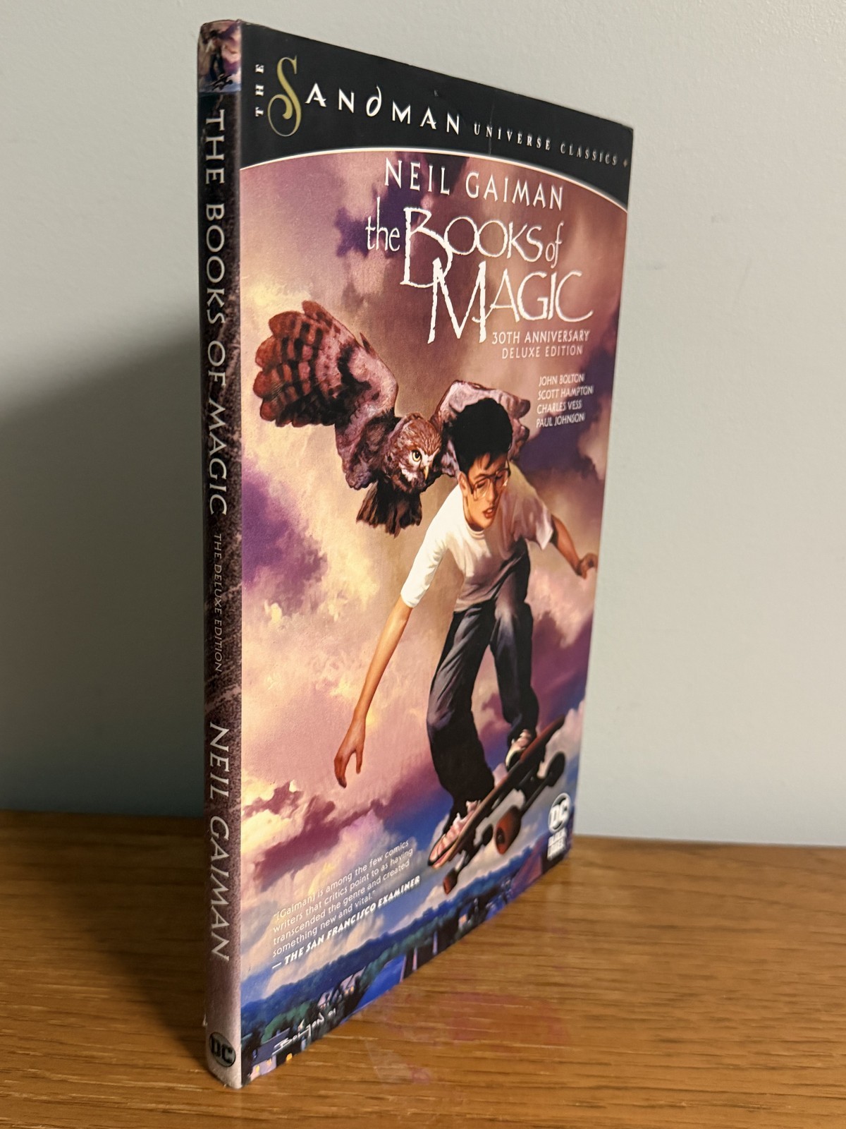 Sandman Neil Gaiman THE BOOKS OF MAGIC 30th Anniversary DELUXE EDITION hbdj DC