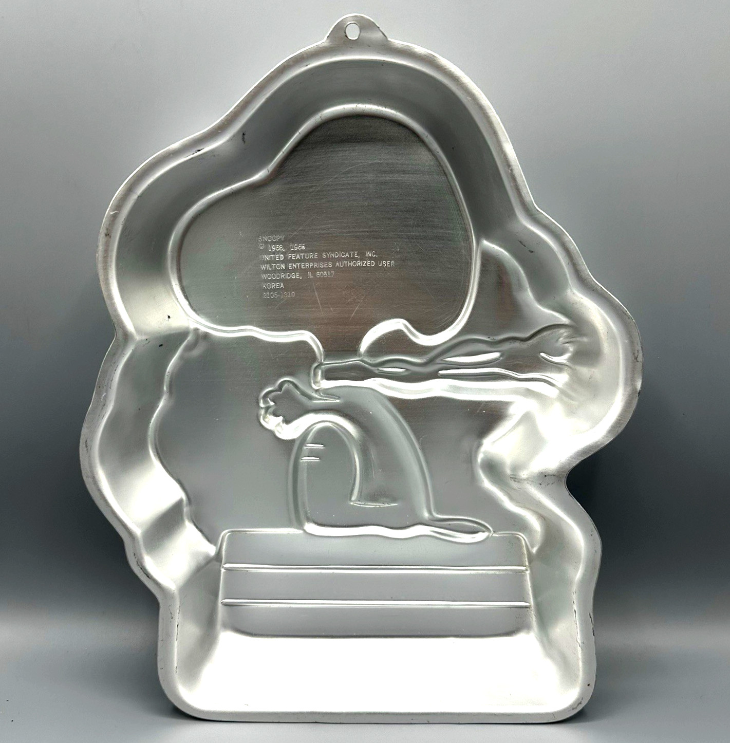 🔥 Vintage 1965 Wilton Snoopy Red Baron Cake Pan 2105-1319 Peanuts Used VG