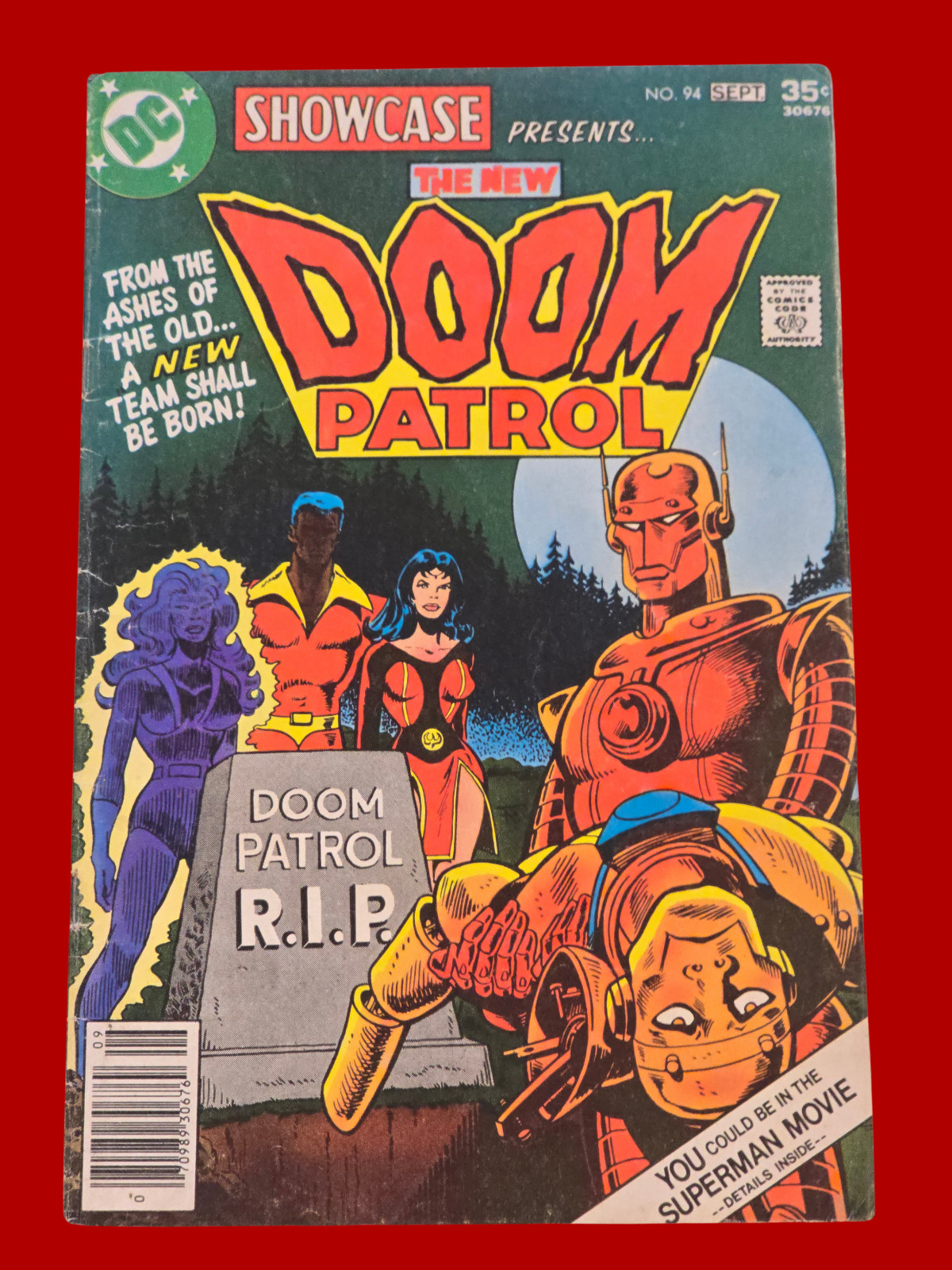 Showcase #94 Sept 1977 DC Comics New Doom Patrol Bronze Age Comic Book