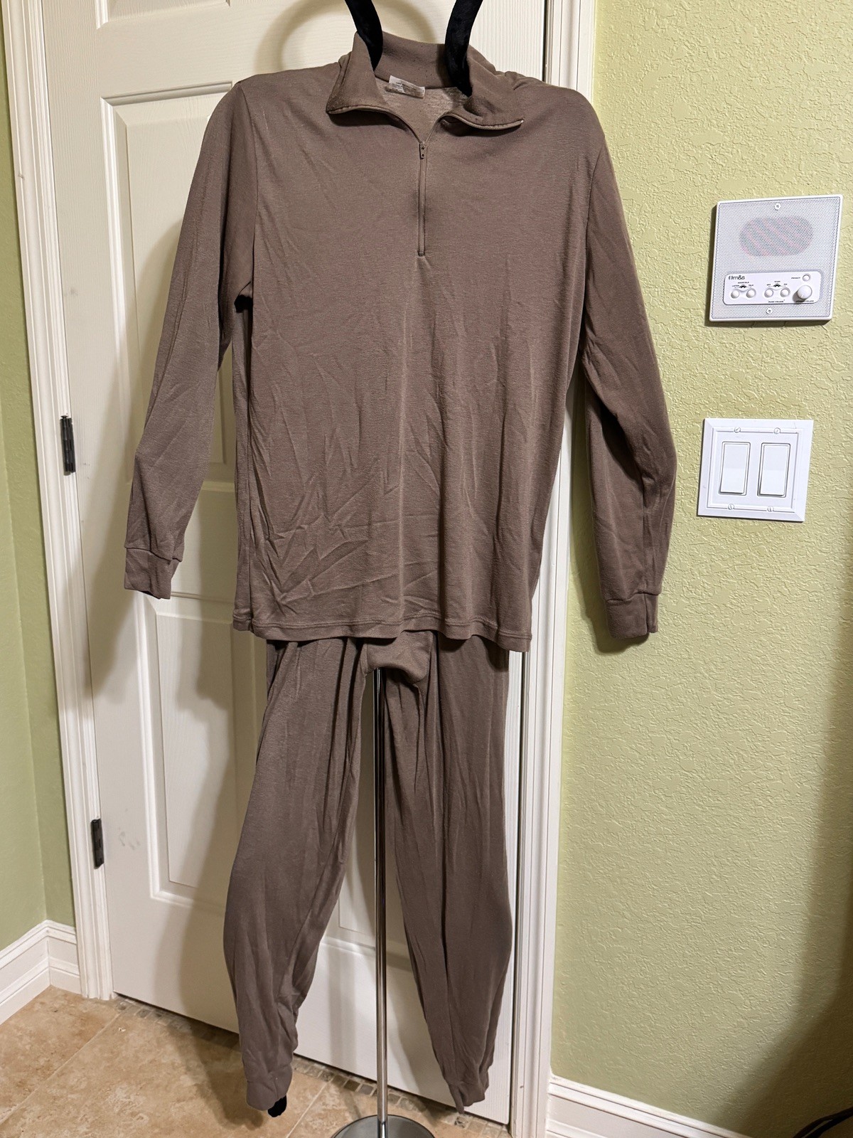 🇺🇸 U.S. Military Issue Cold Weather Undershirt & Pants Liner Set LARGE 