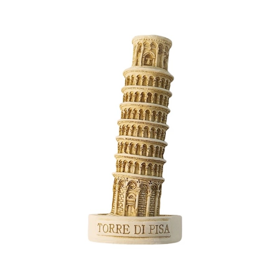 Italy Torre di Pisa Tabletop Decor Figurine Travel Souvenirs Home Office Decor