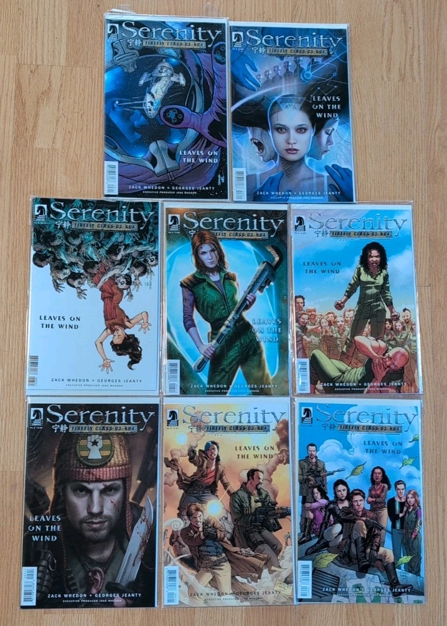 Serenity: Leaves on the Wind Dark Horse Comics Lof 8 Comics 