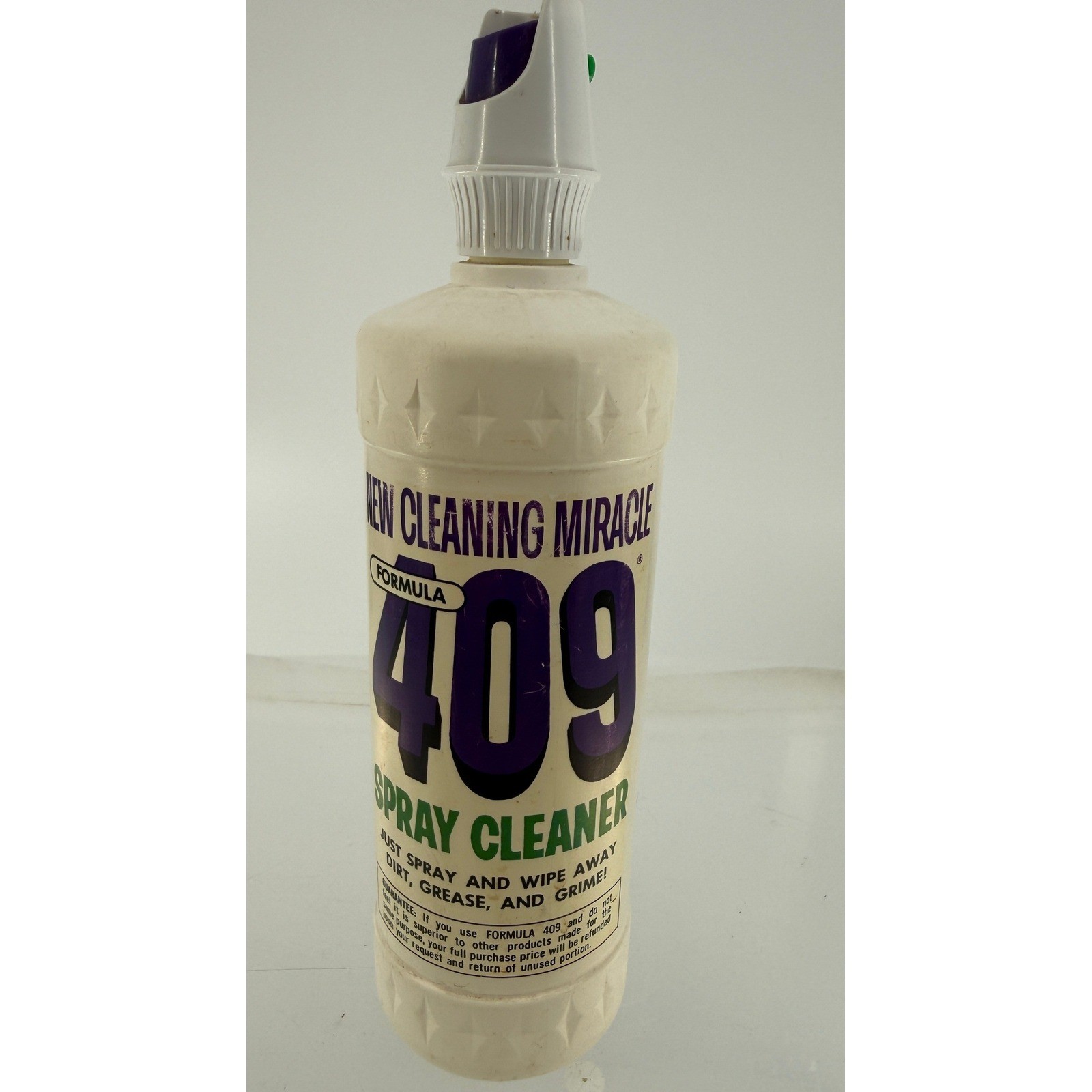 Vintage 1966 Formula 409 Spray Cleaner Empty Bottle Advertising Household Prop