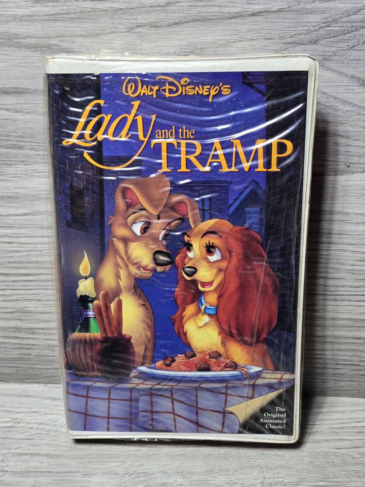 New Sealed Lady and the Tramp VHS Disney Clamshell Masterpiece Black Diamond
