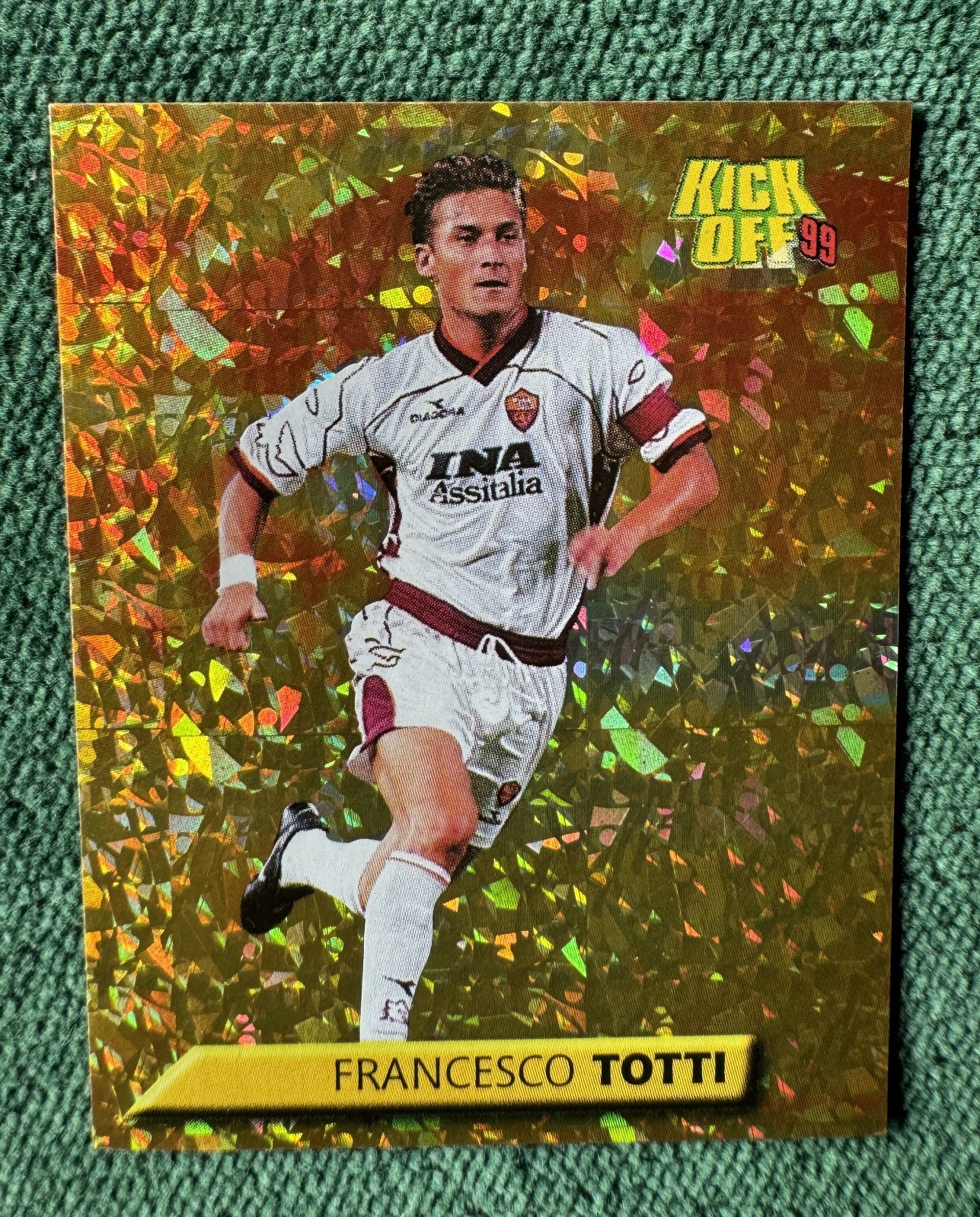 FRANCESCO TOTTI Kick Off 99 Merlin Holo New Mint No. 165 1999 ROME Rookie