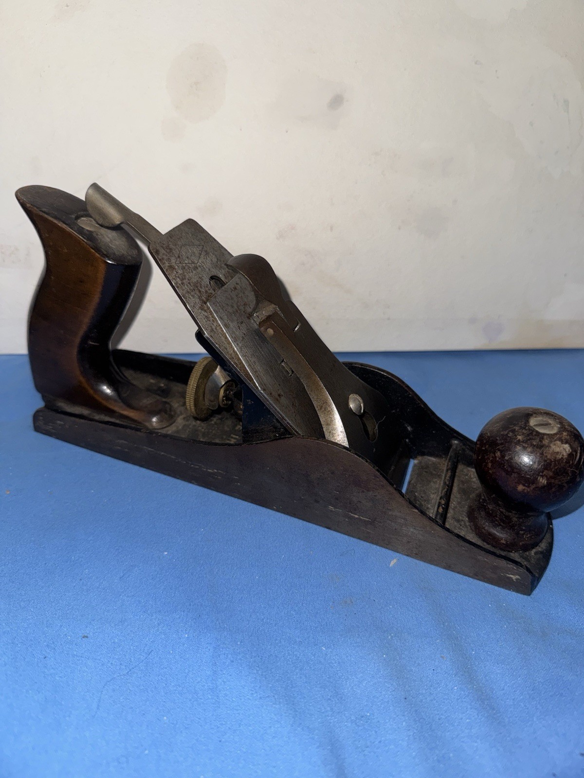 NICE VINTAGE Parplus West Haven Conn Woodworking Bench Plane Wood Handles LARGE 