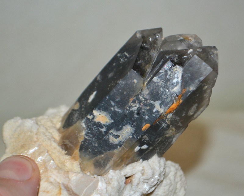 5 pcs LOT Smoky Quartz  from Papachaca Catamarca Argentina RARE LOCATION
