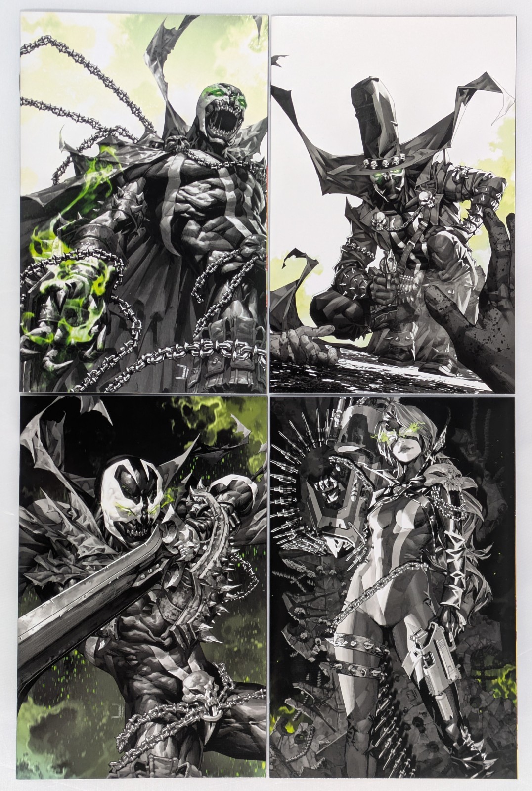 Spawn Universe Kael Ngu Virgin Variant Lot (4) Spawn 346 King 26 Gunslinger 24