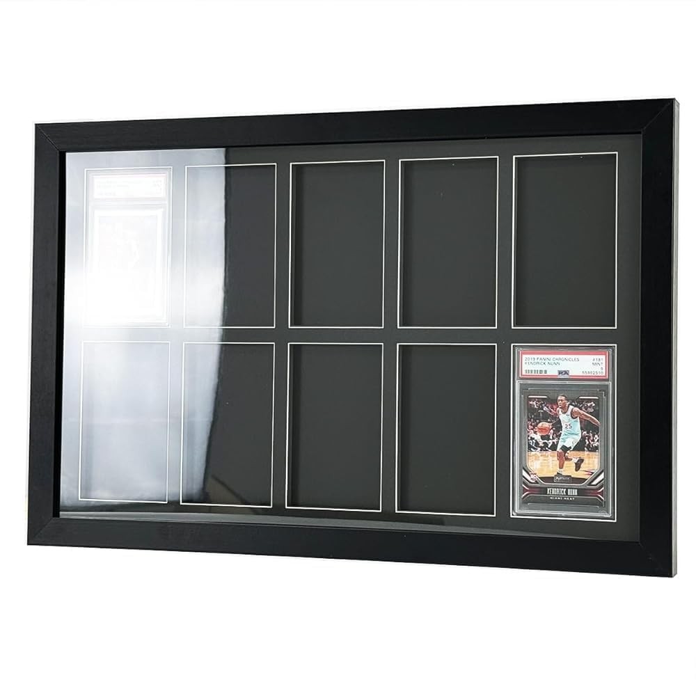 Bivitre Graded Card Display Frame - Compatible with PSA, CGC 10 slabs, Black Bivitre Graded Card Display Frame - Compatible with PSA, CGC 10 slabs, Black