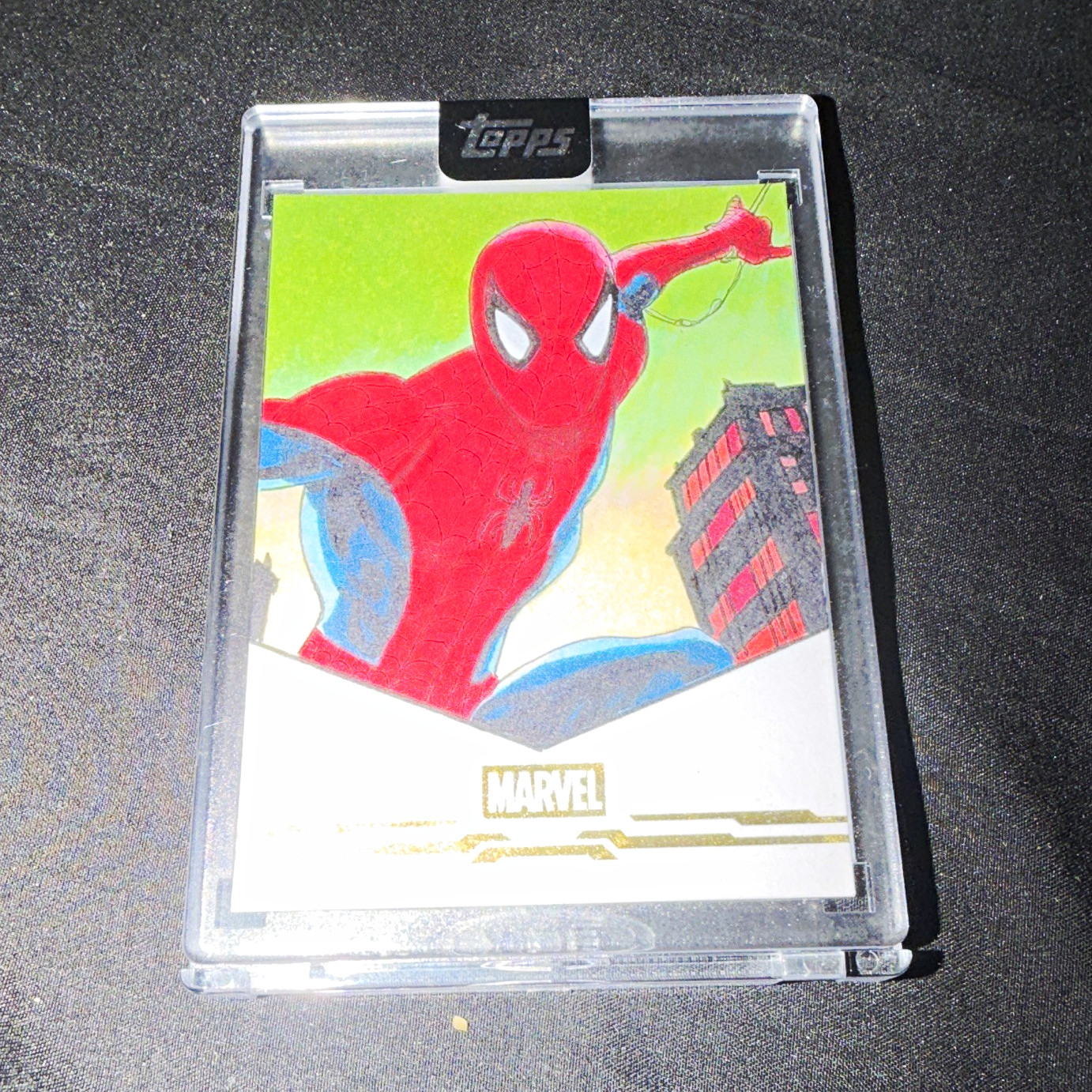 Topps 2026 Marvel Mint Spider-Man Original Sketch Card Auto Stephane Leonardi
