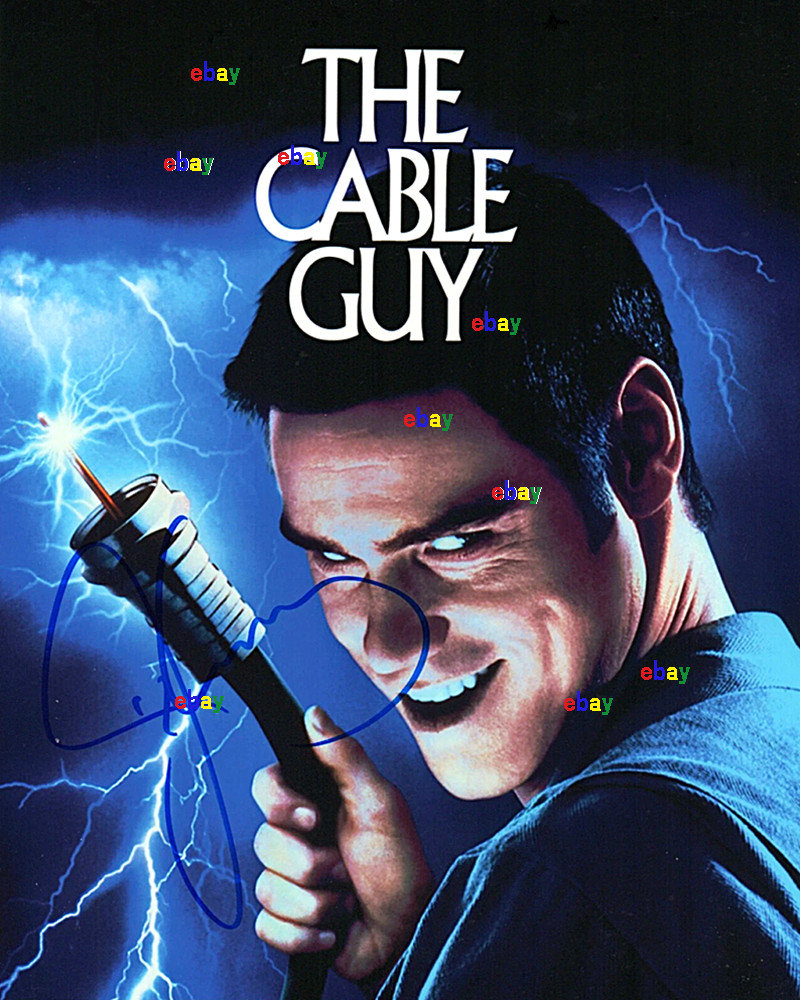 JIM CAREY SIGNED REPRINT THE CABLE GUY ACTOR AUTOGRAPH 8