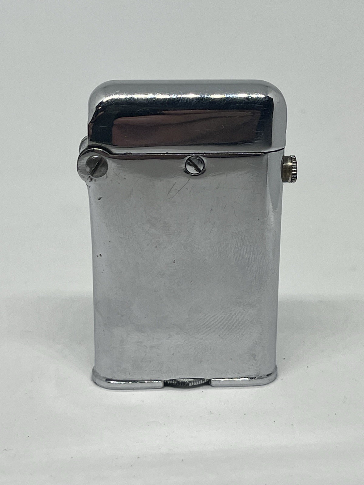 VINTAGE THORENS SILVER SINGLE CLAW PUSH BUTTON LIGHTER MADE IN SWITZERLAND