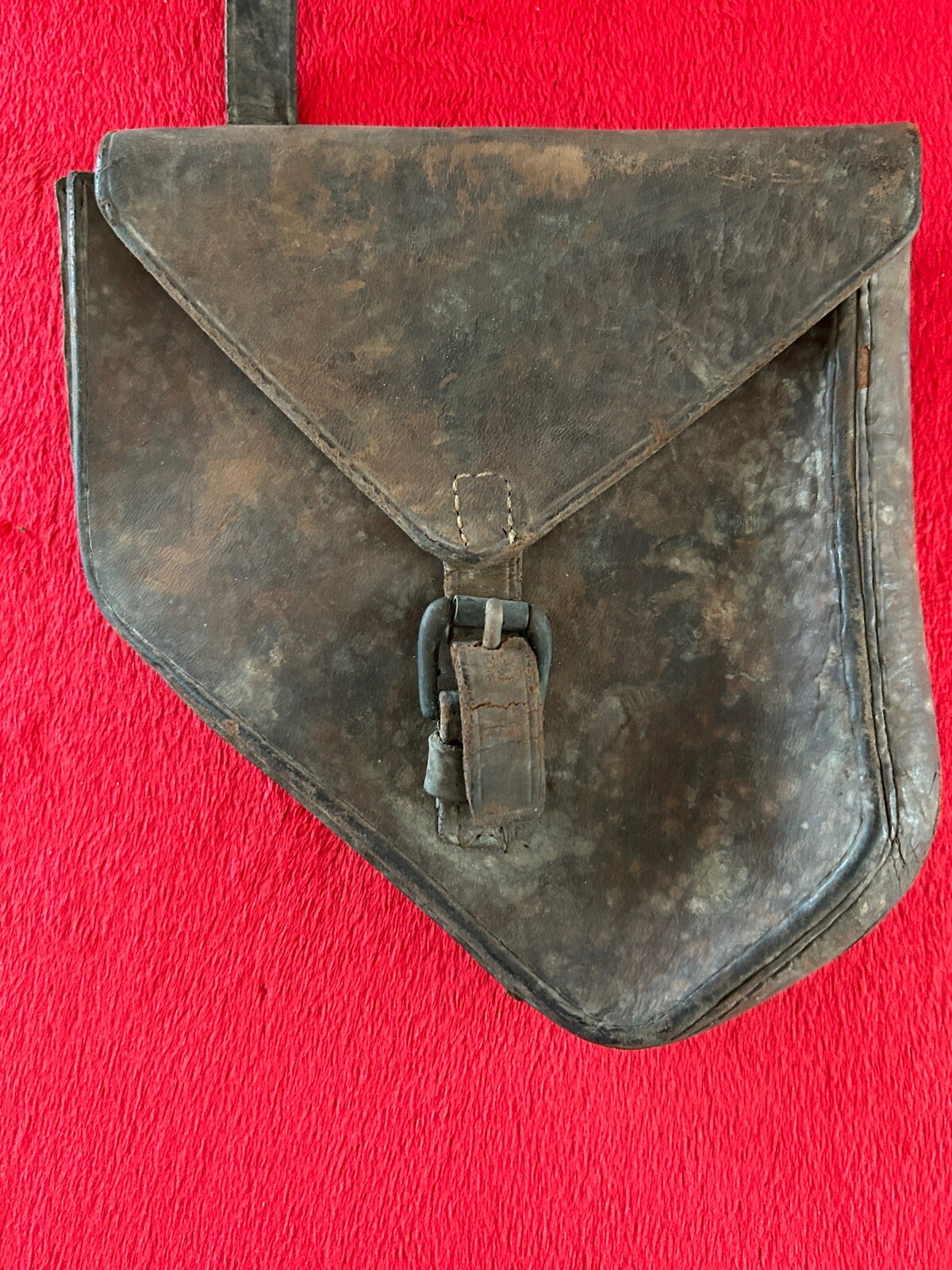 Vintage 1943 WWII M1A1 Gunners Quadrant M82 Artillery Level Case Pouch