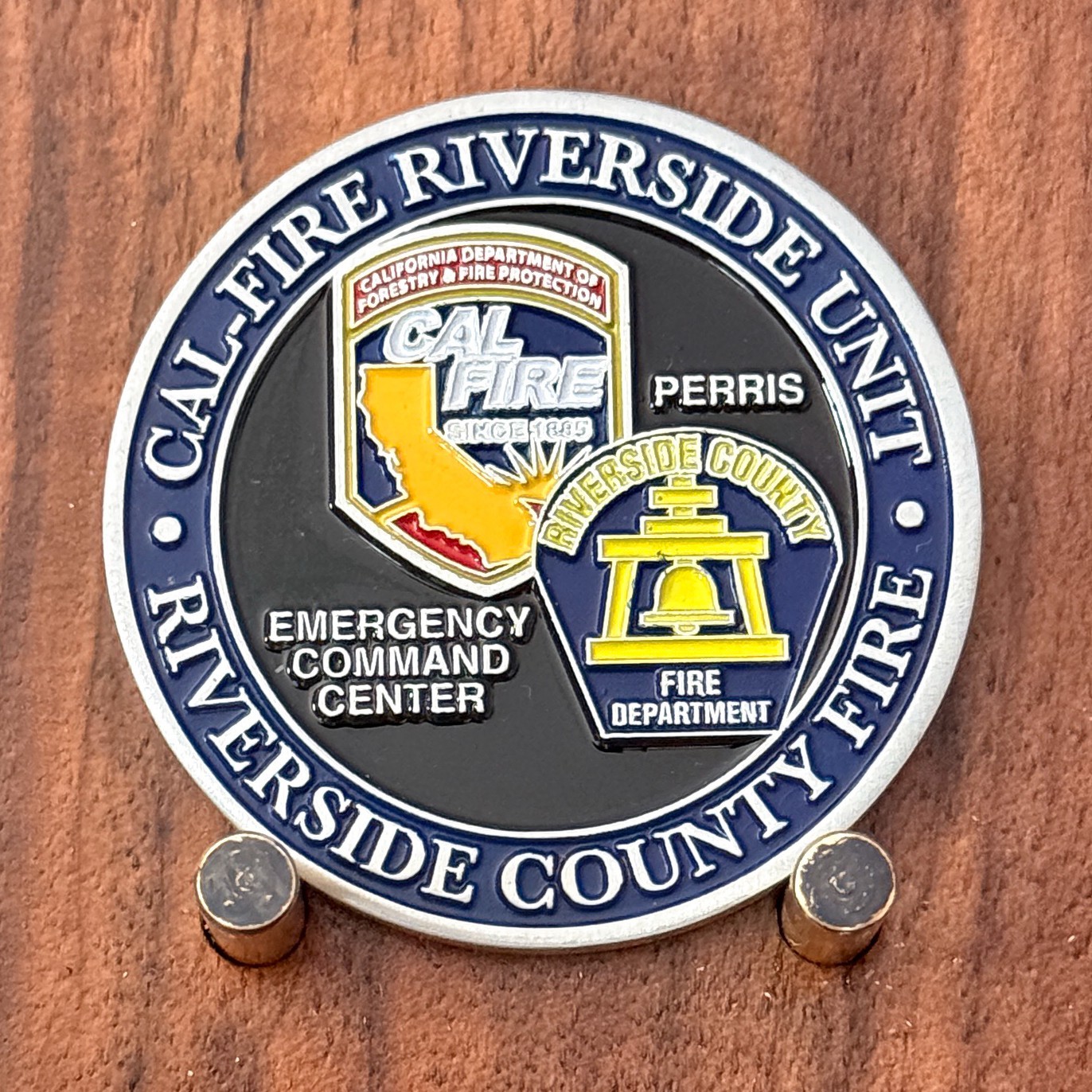 Cal Fire Riverside Unit 911 Emergency Dispatch Challenge Coin  W#23