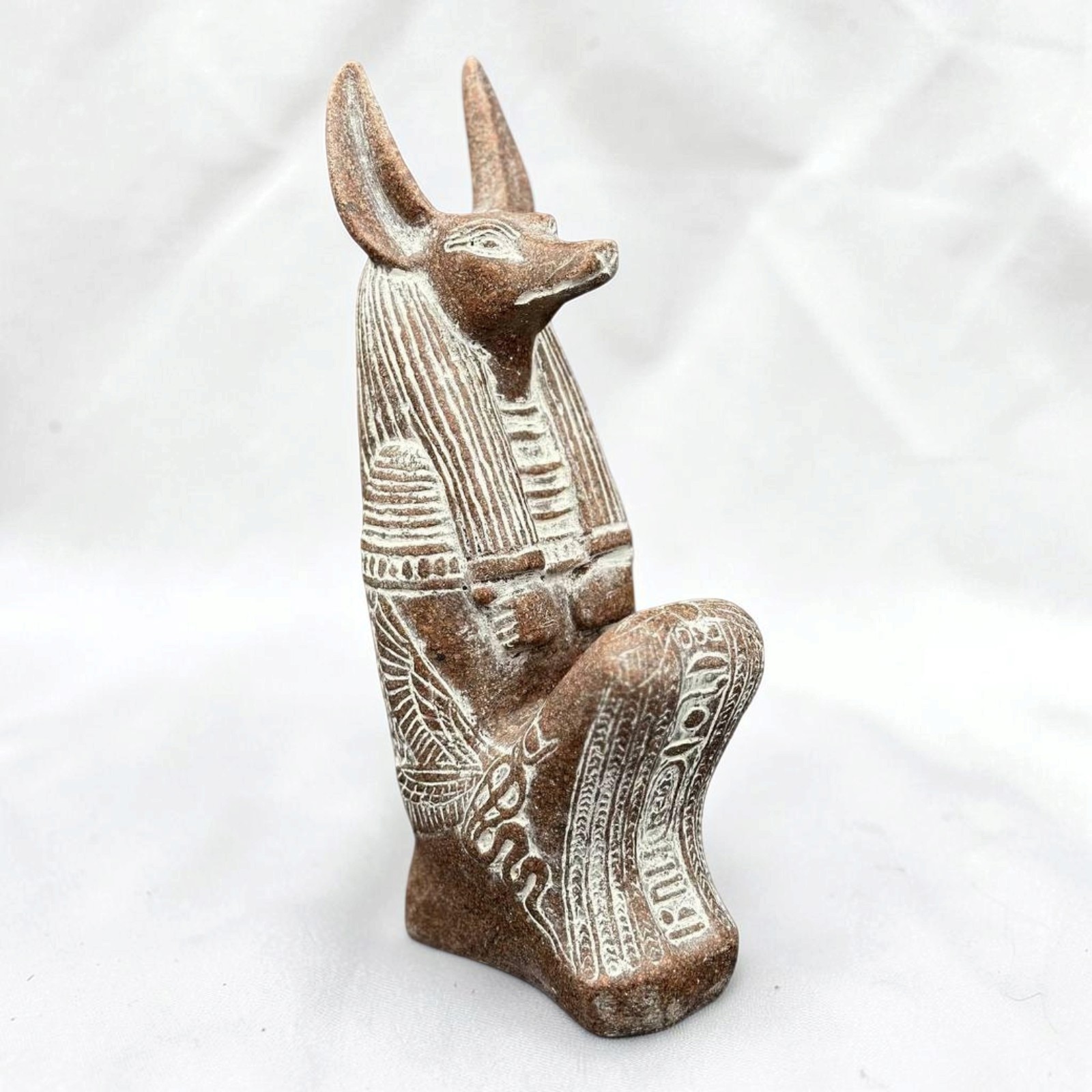 Ancient Egyptian Anubis God Underworld Pharaonic Statue Rare Antique BC