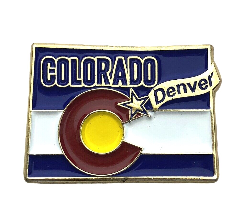 Colorado State Of Capital Denver Hat lapel Pin AVA F1D30G