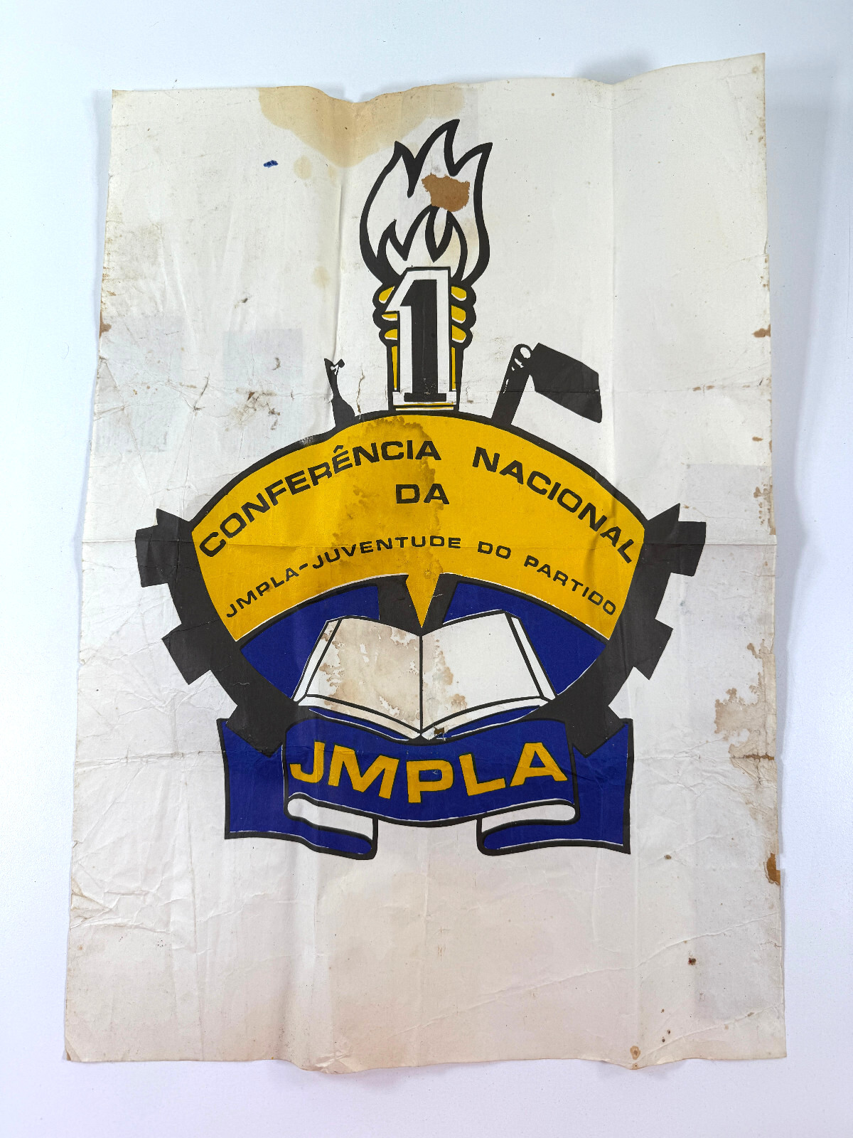 RARE 1962 National JMPLA  Poster Angola Juventude MPLA Liberation Angolan war