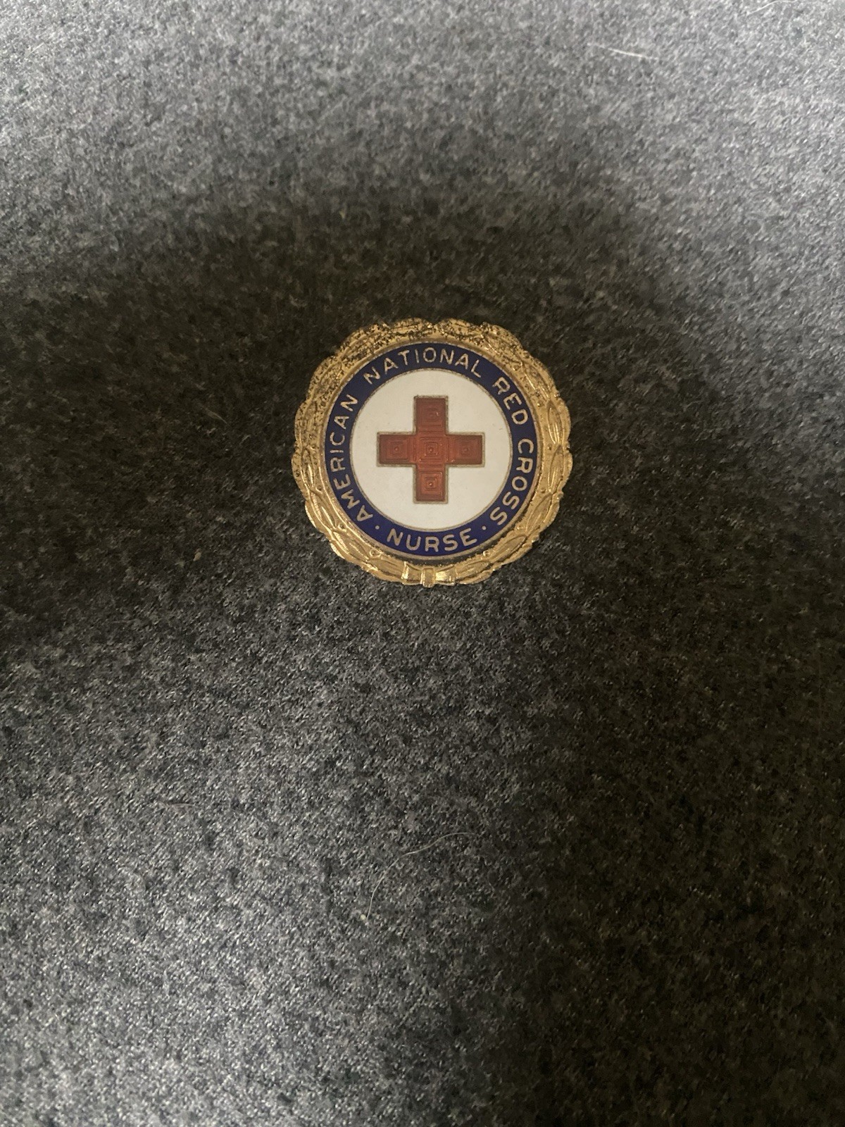 VTG Wallace Sterling Silver American National Red Cross Nurse Pin Numbered WWII