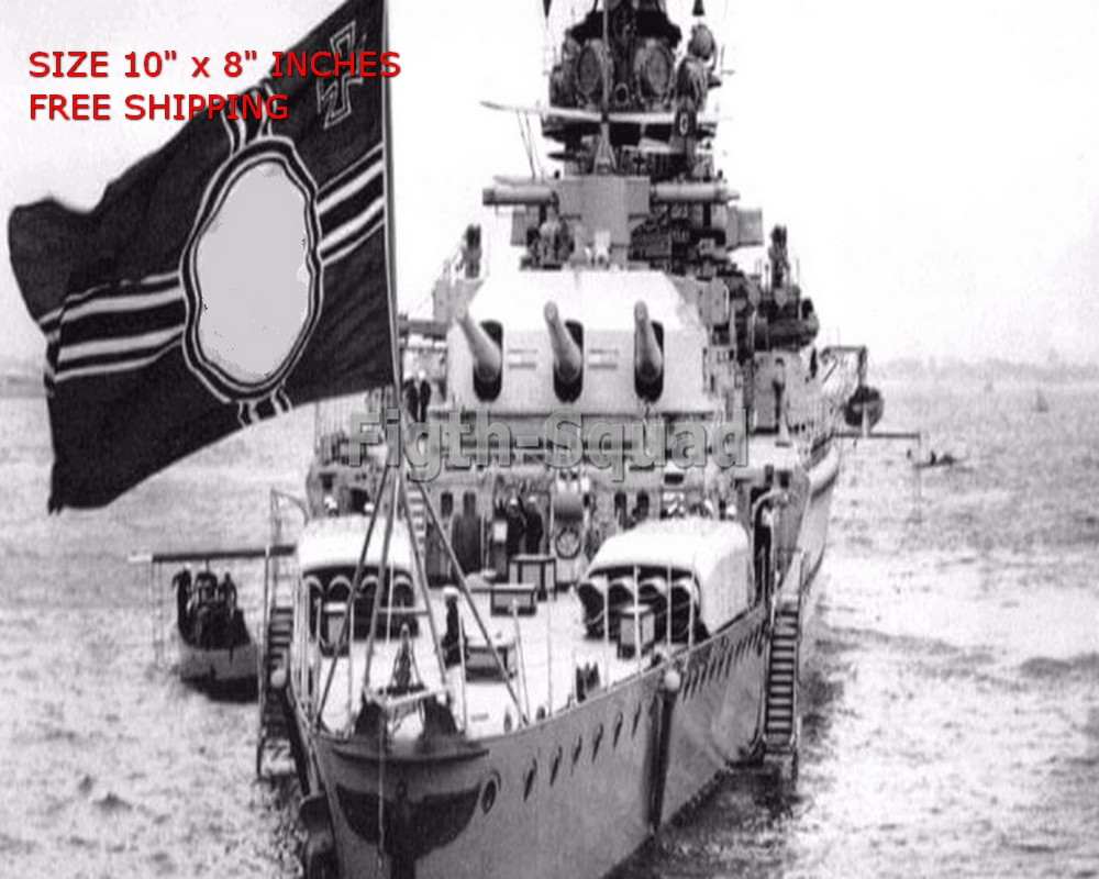 WW2 8x10 Photo KMS Admiral Graf Spee in the Battle O5134