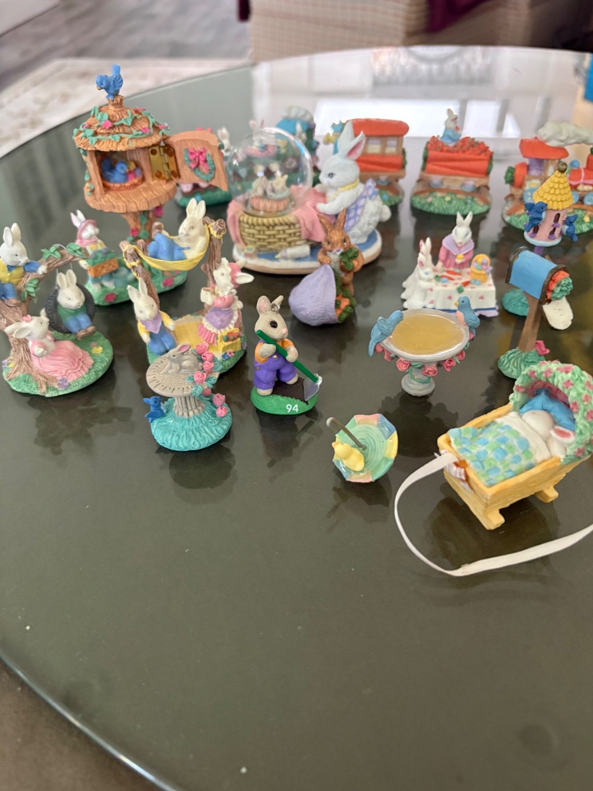 Easter LOT Midwest   Vintage Cottontail Lanr 17 Figures
