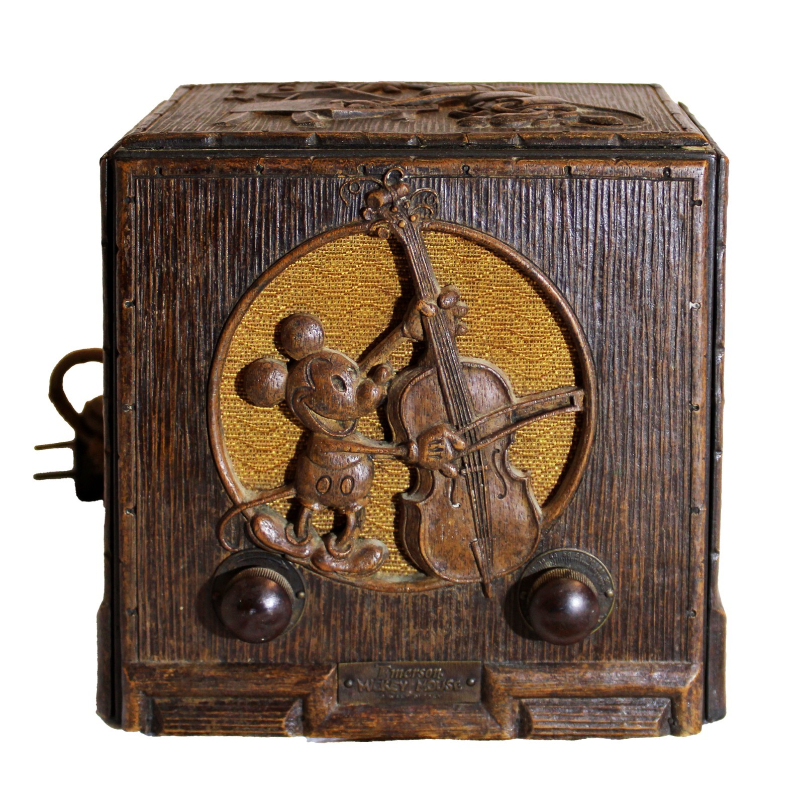 Nice, Working Original Syrocco Mickey Mouse Emerson Radio Circa 1935 - 