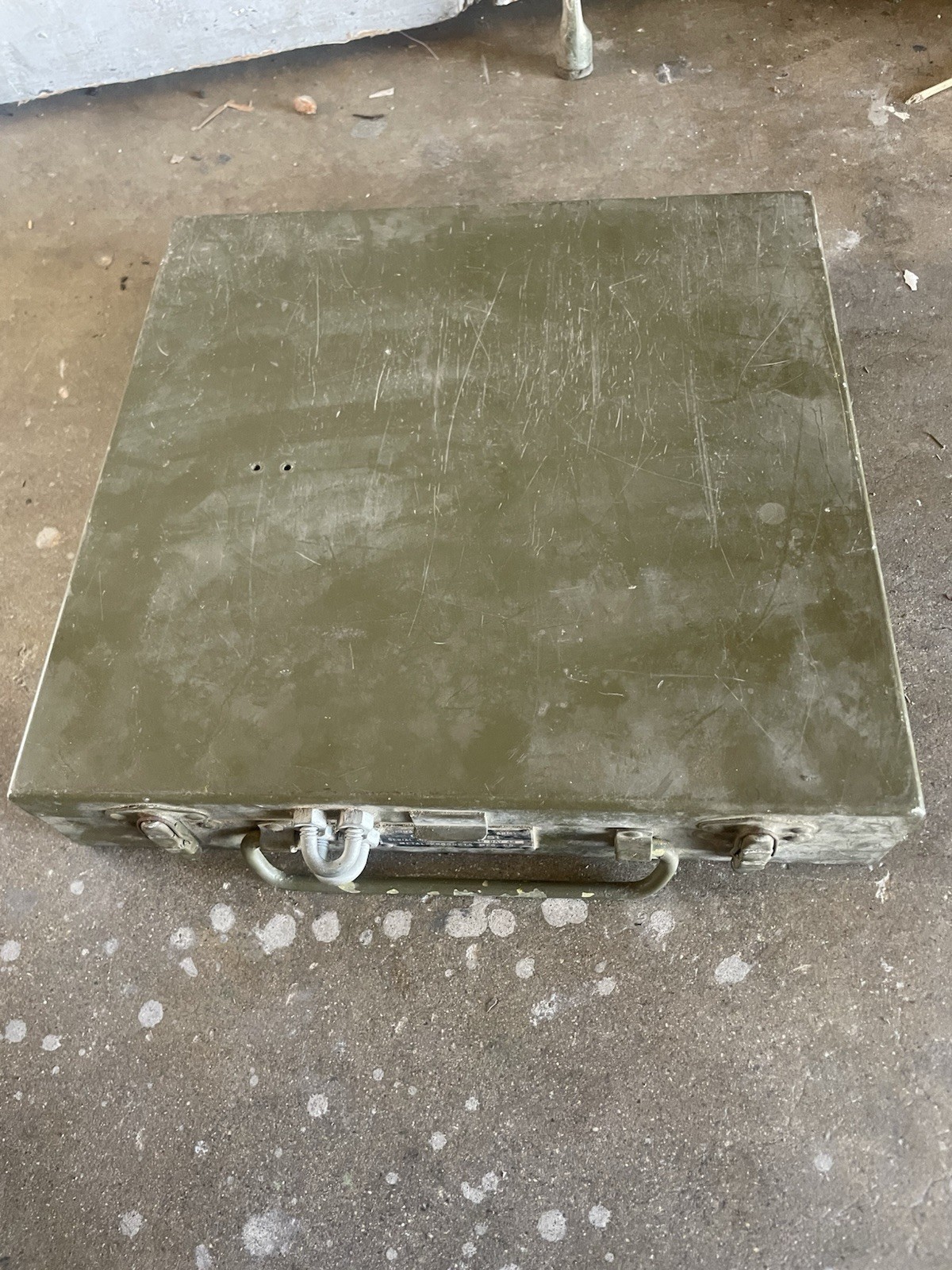 Vintage WW2 US Army Signal Corps Tool Equipment Box - Case CS-151