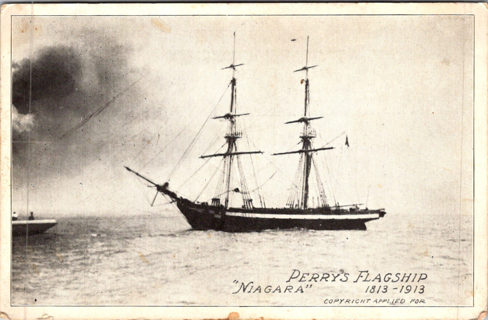 Perry\'s Flagship Niagara 1813-1913 Vintage Postcard TP15-26