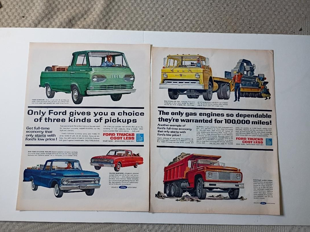 Vintage Ford Truck Ads