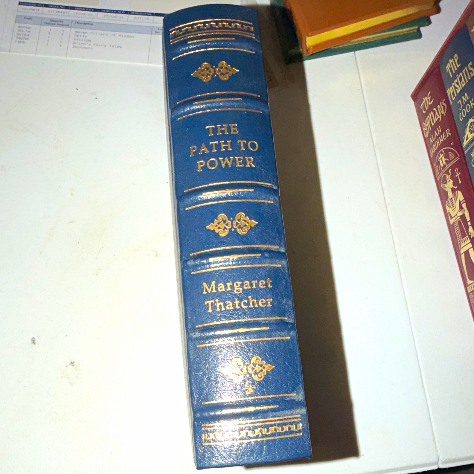 The Path To Power by Margaret Thatcher Easton Press 1995 1st Ed. SIGNED/NUMBERED