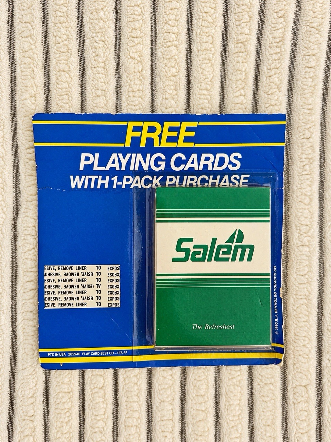 Salem Vintage Cigarette Playing Cards Sealed Pack Deck