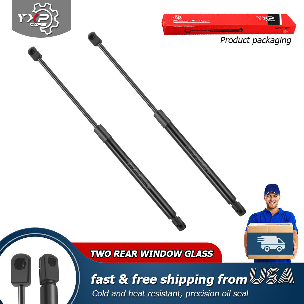 2x Rear Window Glass Lift Supports Shock Struts for Jeep Liberty 2002-2007 4365