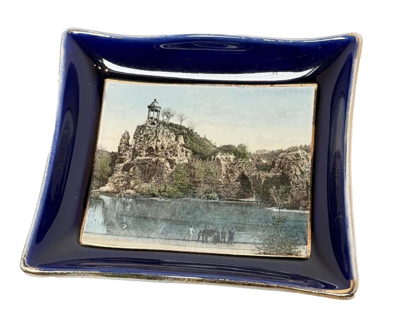 Antique Temple De La Sibylle PARC DES BUTTES-CHAUMONT PARIS FRANCE ASHTRAY DISH