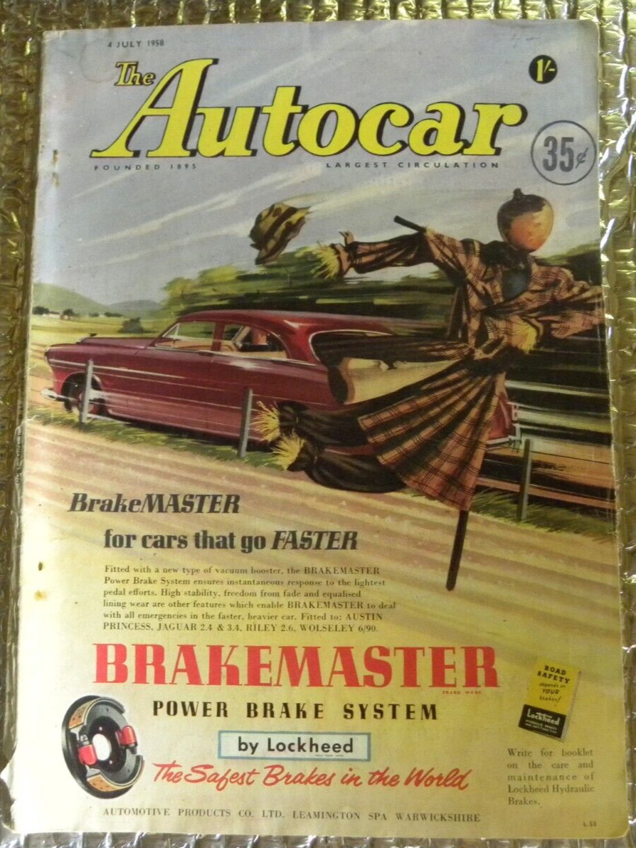 The Autocar Magazine July 4 1958 Brake Master Powerbrake System