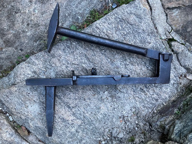 Antique Blacksmith Hammer Saw Set Stake, Very Rare, Good Condition for its Age