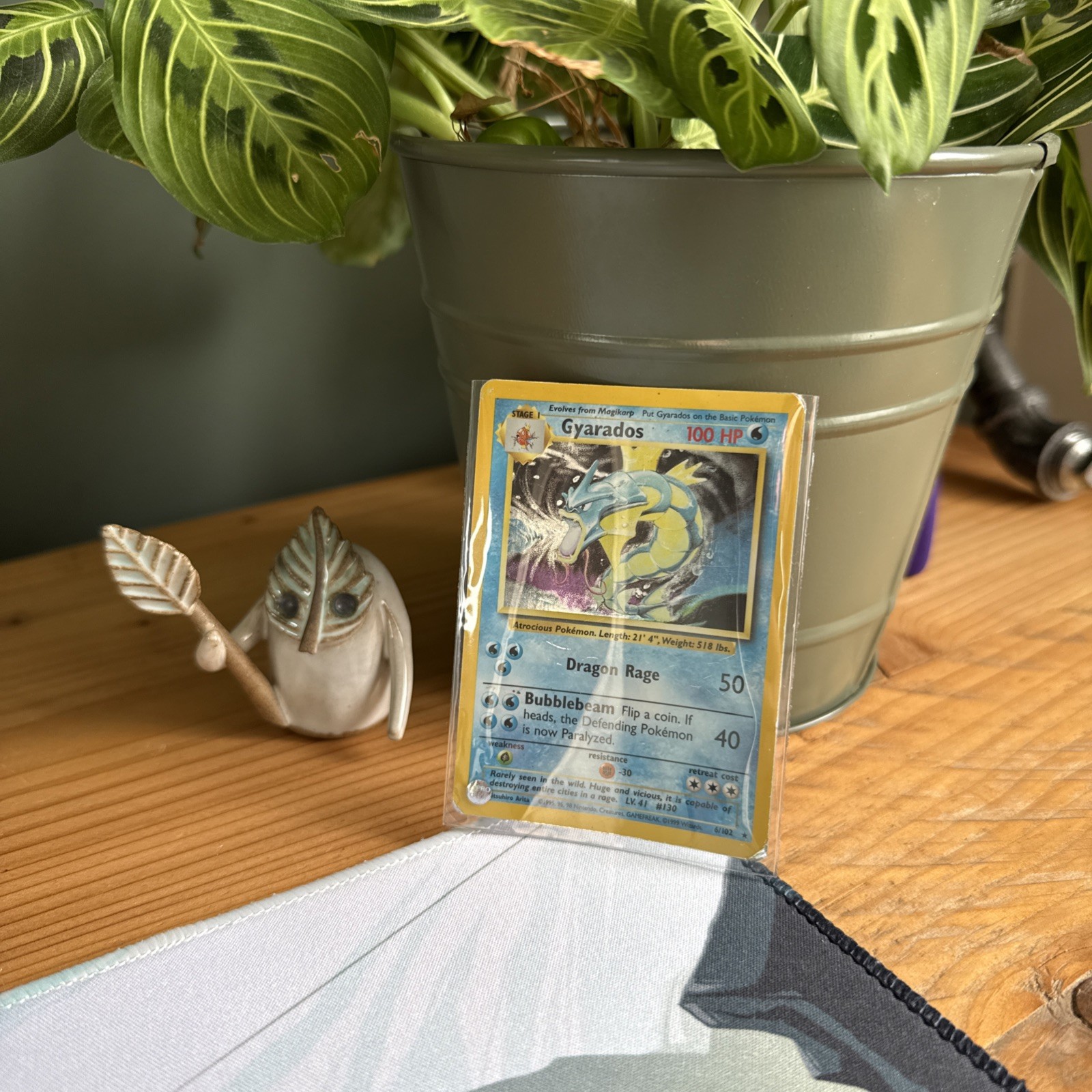 Vintage Pokemon - Gyarados - 6/102 - Base Set - Rare - Holo - HP