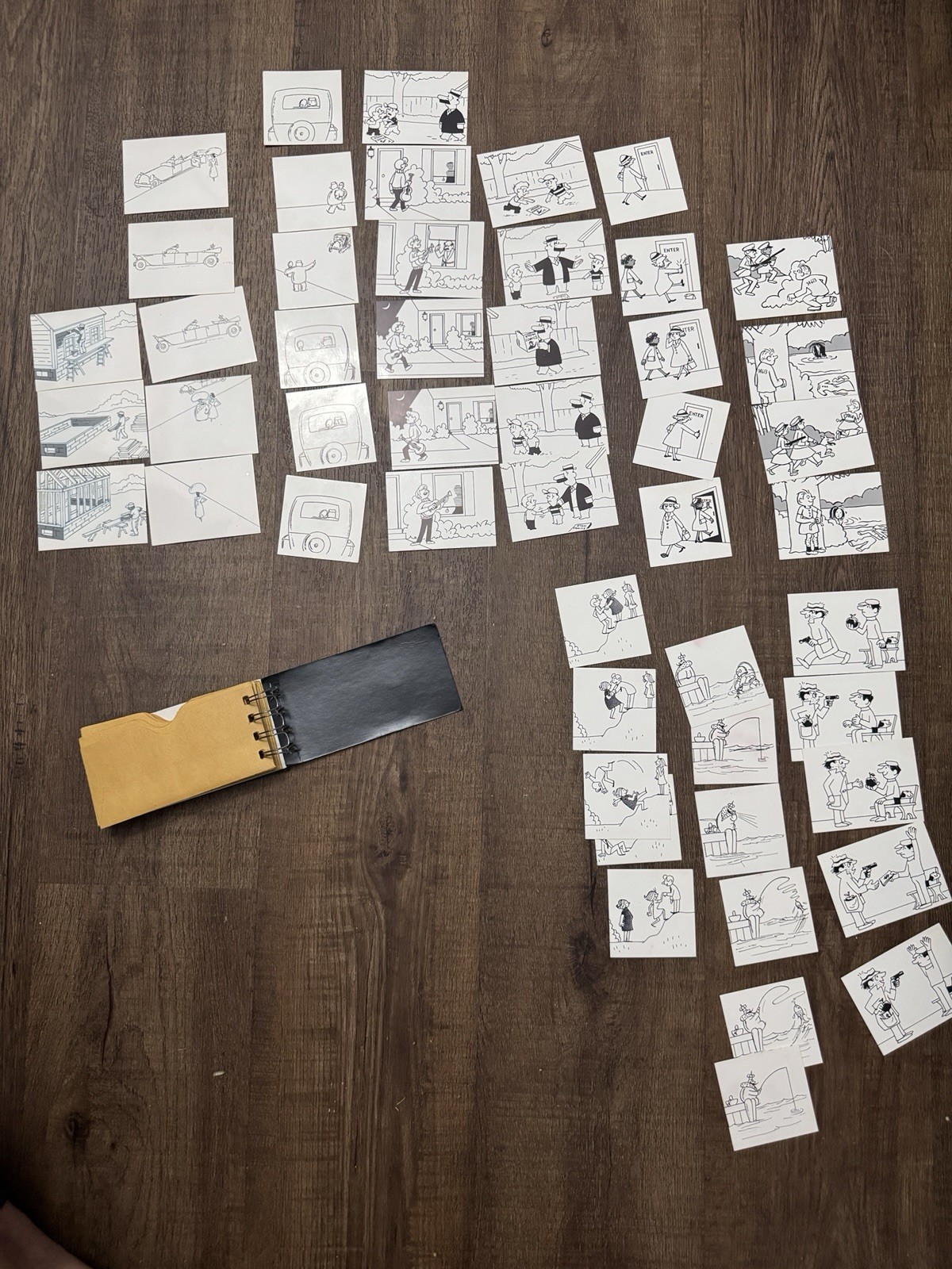 WAIS-R Pic Arrangement 1981 Complete 50 Cards Wechsler Adult Intelligence Test