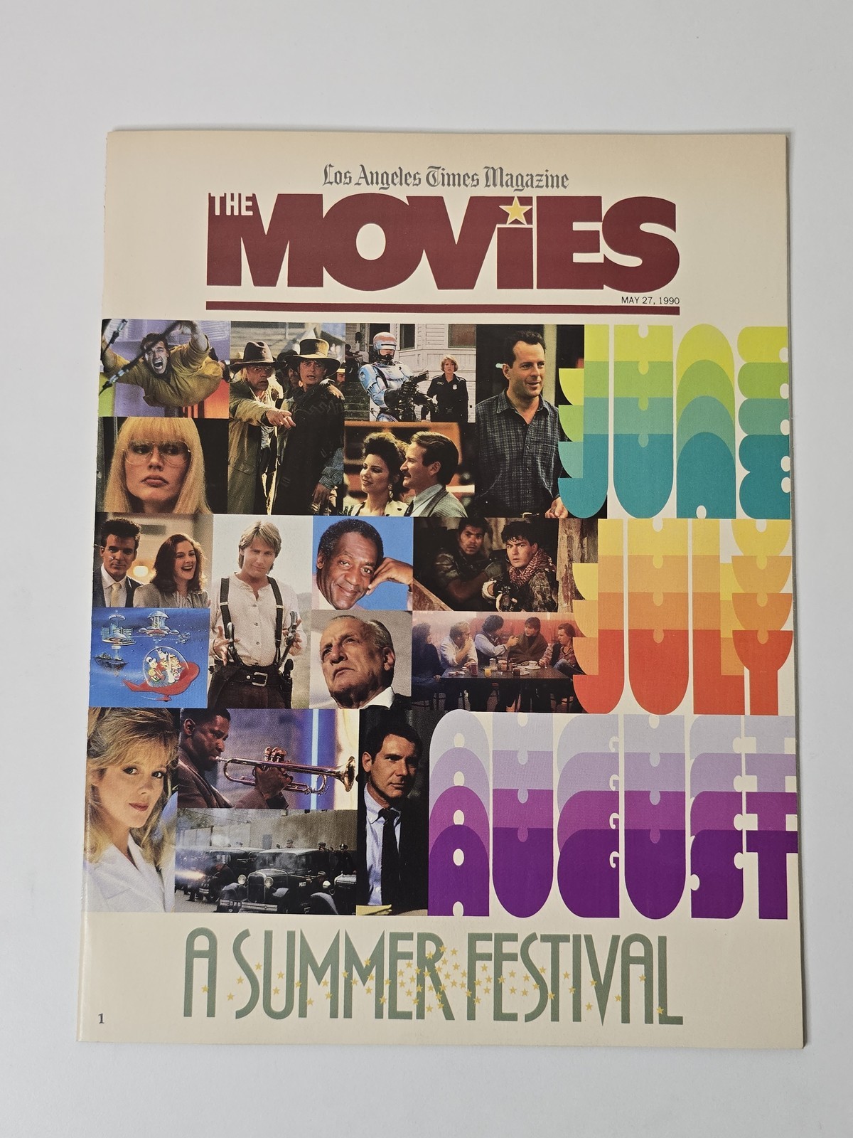 LA Times Movies Magazine May 27 1990 Dick Tracy Clint Eastwood 41 Pages Ad